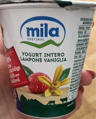 Yogurt intero lampone vaniglia
