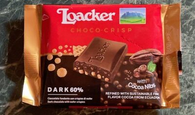 Loacker choco crisp dark