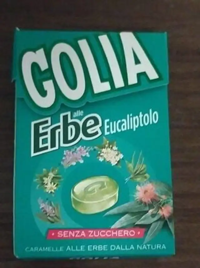 Golia alle erbe eucaliptolo front packaging
