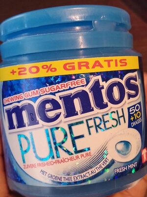 Chewing-gum Mentos pure fraîche
