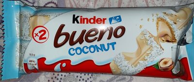 Kinder Bueno Coconut front packaging