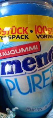 Mentos pure fresh kaugummi front packaging