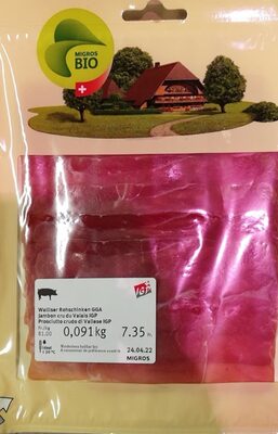 Jambon cru Valais IGP