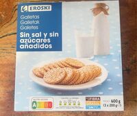 Galletas sin sal y sin azucares