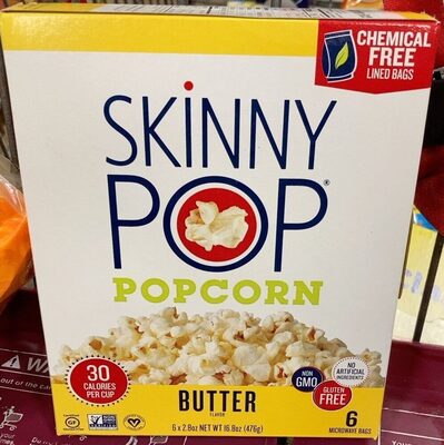 Skinny pop front packaging
