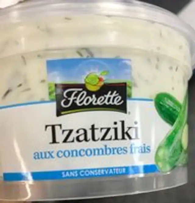 Tzatziki aux concombres frais