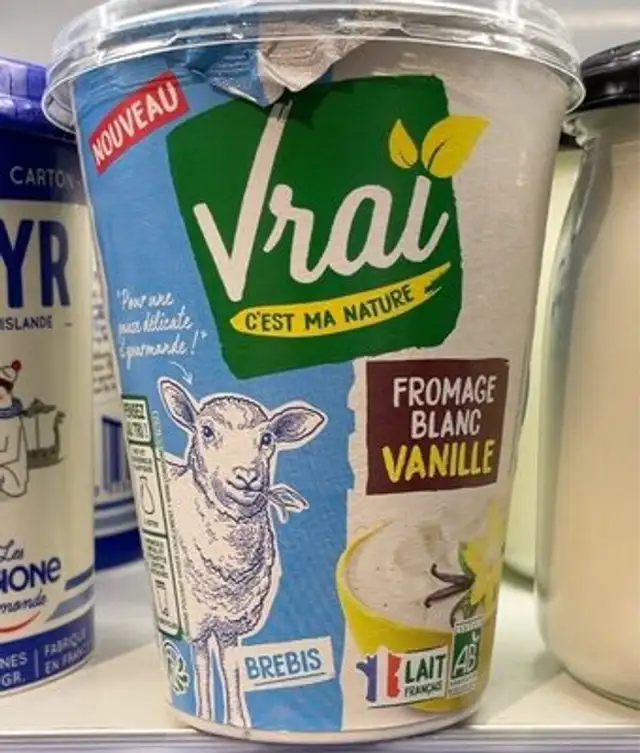Fromage blanc bebis vanille