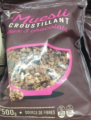 Muesli croustillant 3 chocolats