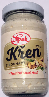 Křen strouhaný front packaging
