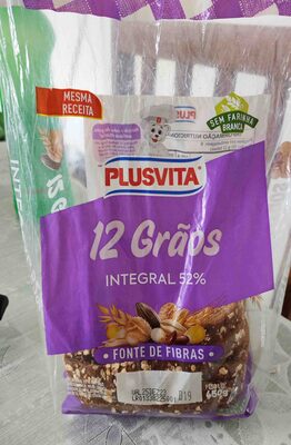 Pão Integral 12 grãos