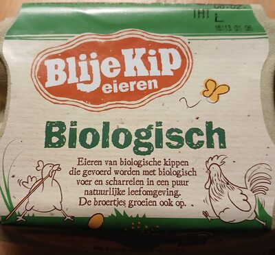 Blijekip eieren biologisch