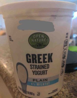 Plain Greek Strained Yogurt