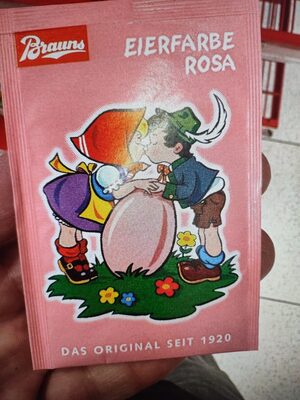 Eierfarbe rosa front packaging