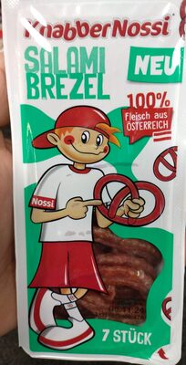 Knabbernossi Salami-Brezel