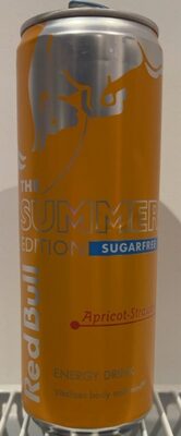 Redbull summer limited edition sugar free apricot-Strawberry