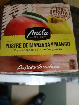 Postre de manzana y mango
