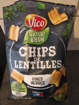 Chips de lentilles fines herbes