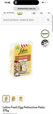 Egg Fettuccine Pasta