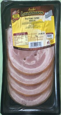 Poitrine fumée roulée