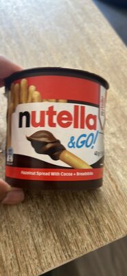 Hazelnut Spread With Cocoa + Breadsticks front packaging