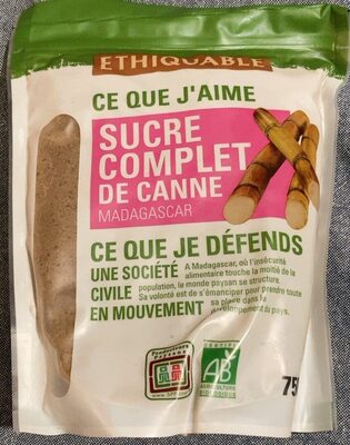 Sucre complet de canne