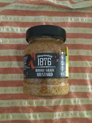 Hengstenberg 1876 whole grain mustard front packaging