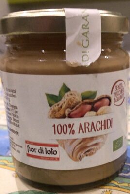 Crema spalmabile biologica di arachidi