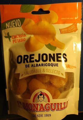 Orejones de Albaricoque front packaging