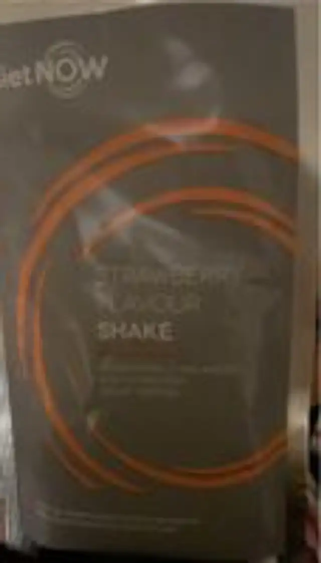 Strawberry flavour shake