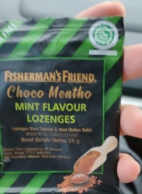 FISHERMAN'S FRIEND CHOCO MENTHOL front packaging