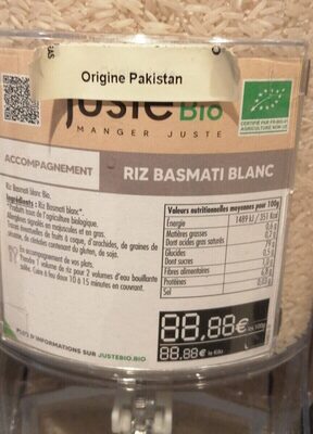 Riz blanc basmati