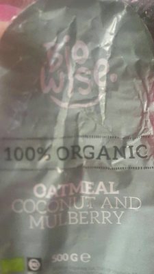 100% organic oatmeal coconut and mulberry