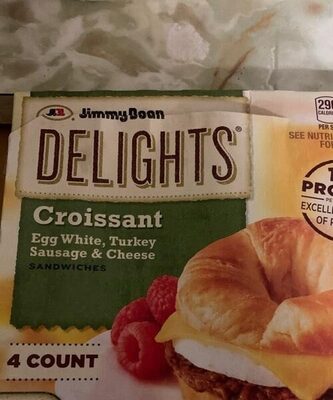 Jimmy Dean Delights - Croissant with egg white, turkey sausage & cheese