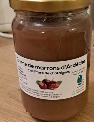 Crème de marrons d'Ardèche