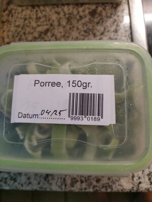 Porree front packaging