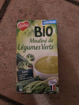 Bio mouliné de légumes verts