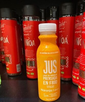 Jugo de Naranja prensado en frio