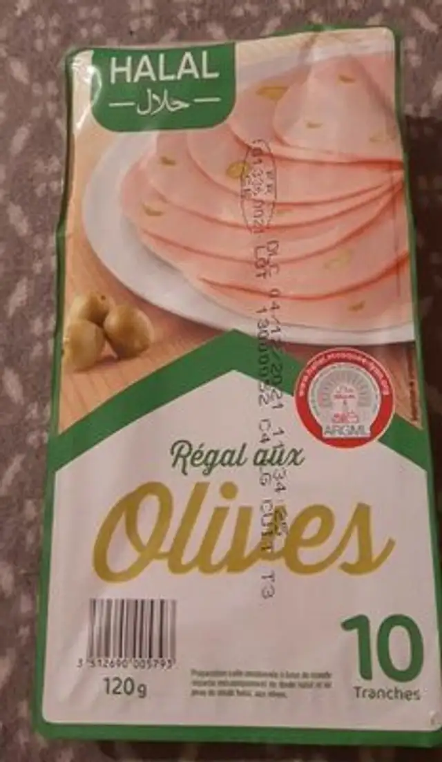 Mortadelle olives 10 tranches front packaging