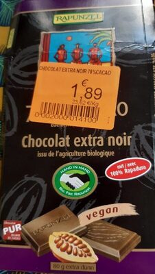 Chocolat extra noir