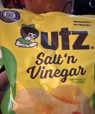 Salt Vinegar chips front packaging