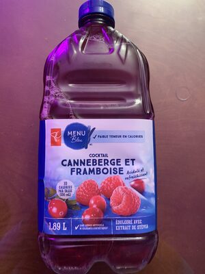 Canneberge et framboise