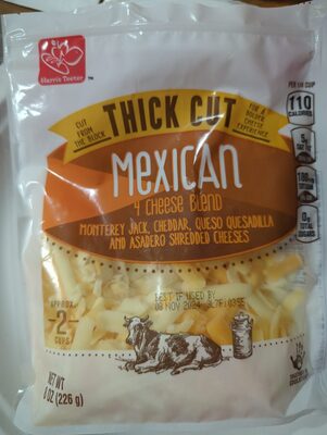 Thick Cut Mexican 4 Cheese Blend