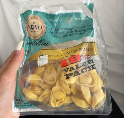 Ricotta & Parmigiano Tortellini front packaging