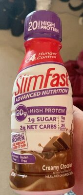 Advanced Nutrition Creamy Chocolate Meal Replacement Shake front packaging