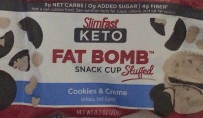 Cookies and Creme Fat Bomb front packaging