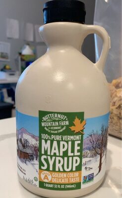 100% Pure Vermont Maple Syrup Grade A Golden Color Delicate Taste