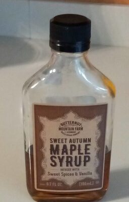 Sweet autumn MAPLE SYRUP