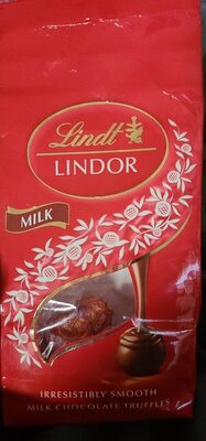 Lindor milk chocolate truffles