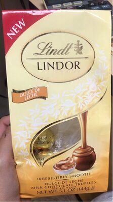 Dulche de Leche Milk Chocolate Truffles front packaging