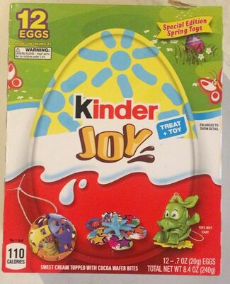Kinder joy front packaging